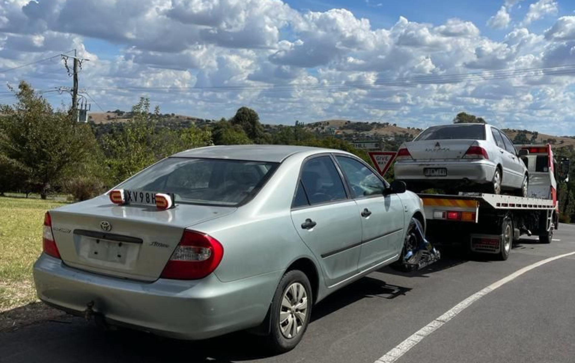 wreck your car .